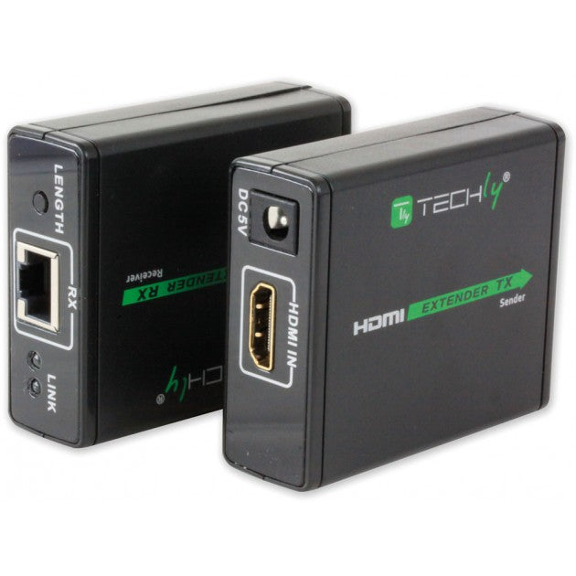 Techly IDATA EXT-E70 HDMI Extender 1080p 60m over Cat6/6A/7 - view 6