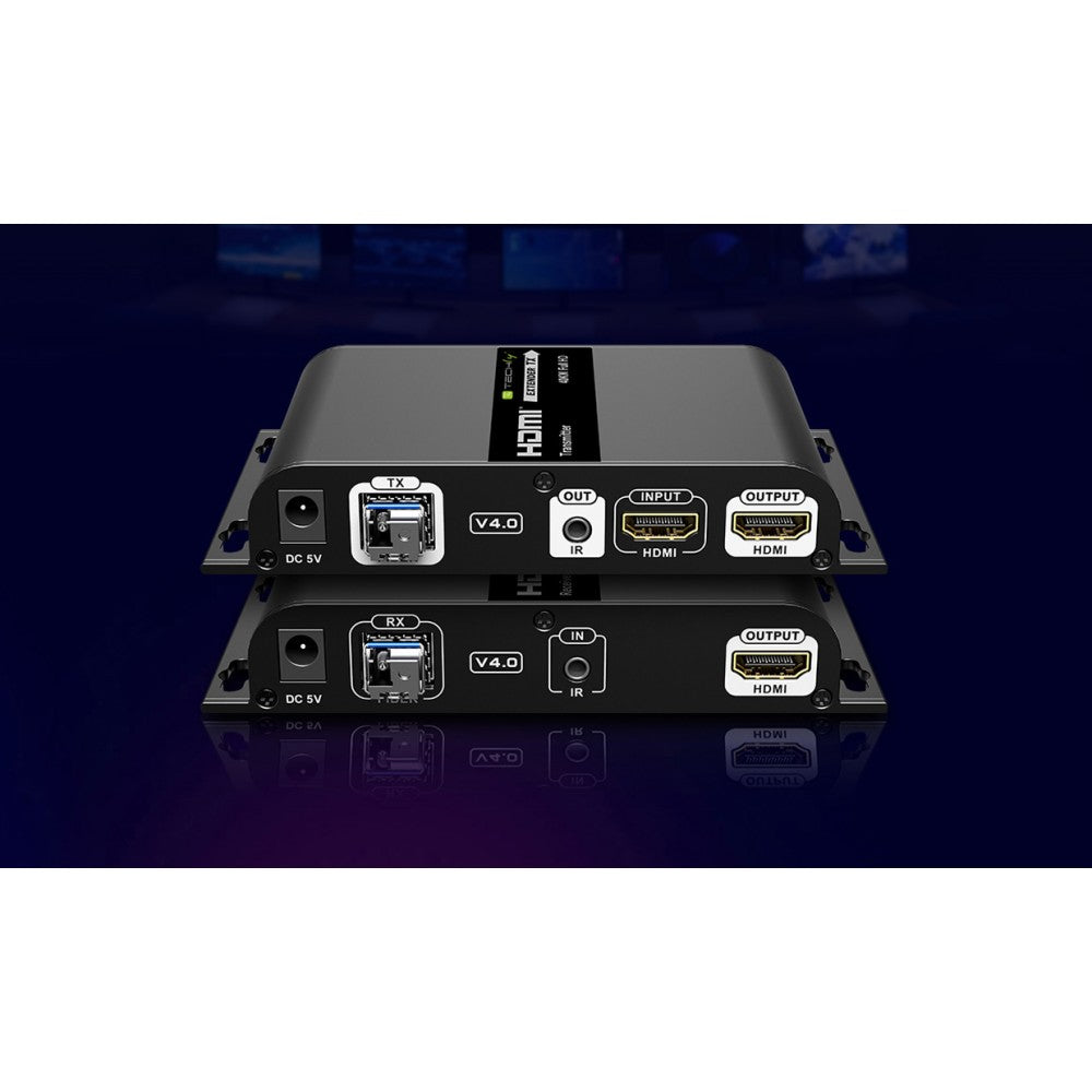Techly IDATA EXT-EF2000AV4 HDMI Fiber Optic Extender 40km 1080p - view 9