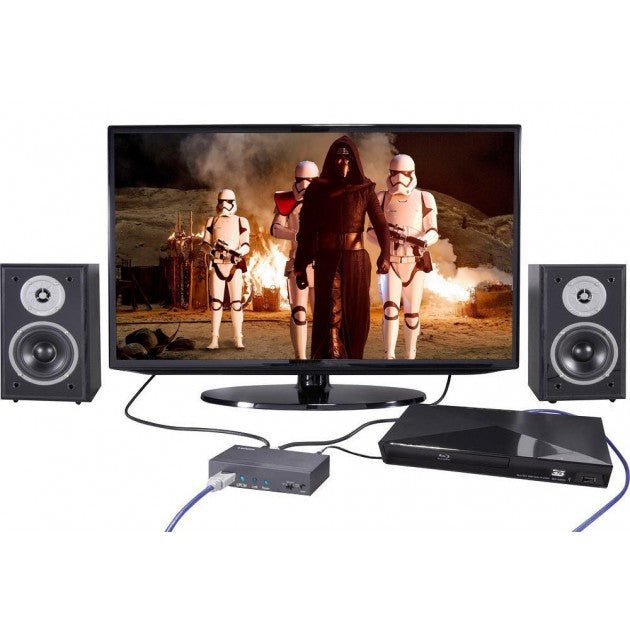 Techly IDATA HDMI-EA4K HDMI Audio Extractor 4K SPDIF + Stereo - view 4