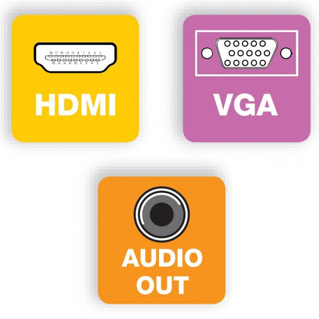 Techly IDATA HDMI-VGA2A HDMI to VGA Converter with Audio - view 10