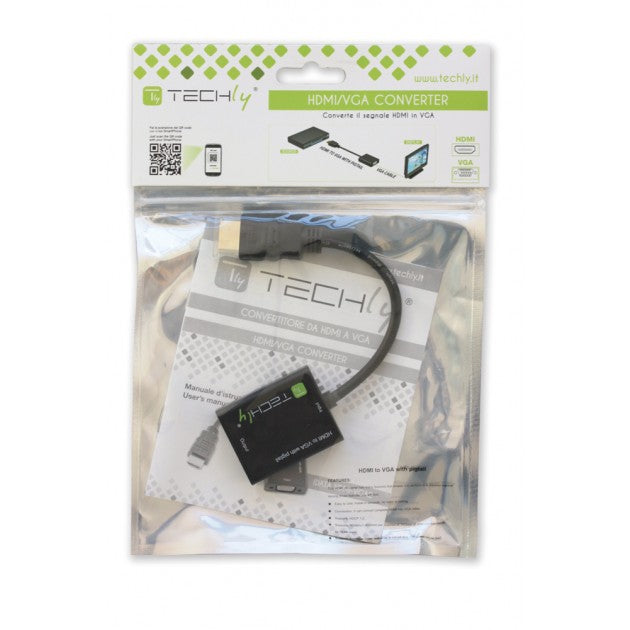 Techly IDATA HDMI-VGA2A HDMI to VGA Converter with Audio - view 2