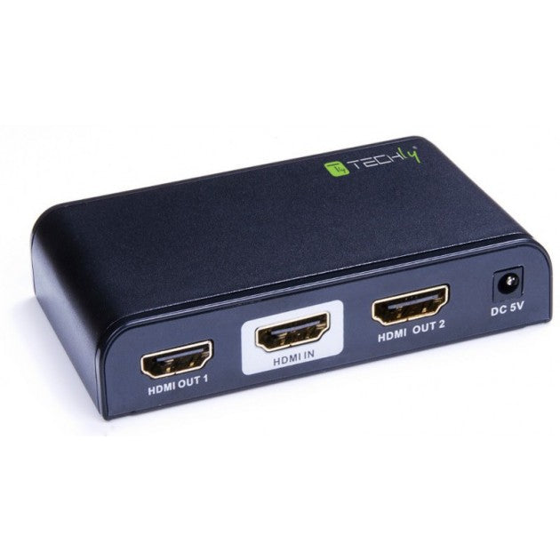 Techly IDATA HDMI2-4K2 HDMI 2.0 Splitter 1x2 4K 60Hz HDR - view 2
