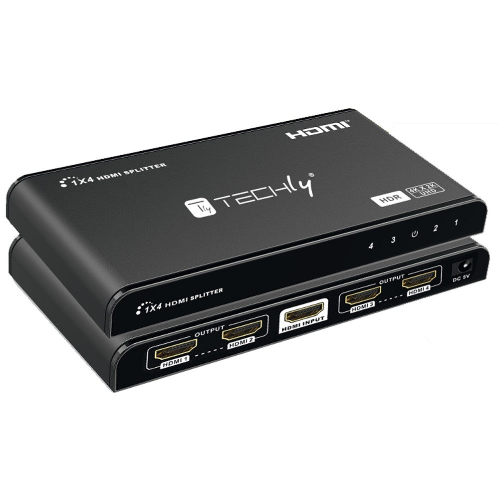 Techly IDATA HDMI2-4K4 HDMI 2.0 Splitter 1x4 4K 60Hz HDR - view 6
