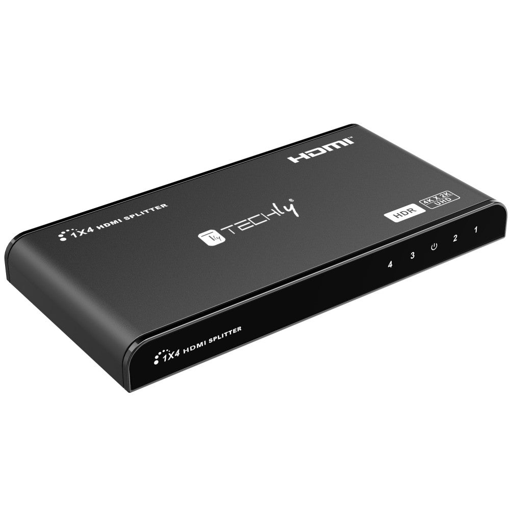 Techly IDATA HDMI2-4K4 HDMI 2.0 Splitter 1x4 4K 60Hz HDR - view 2