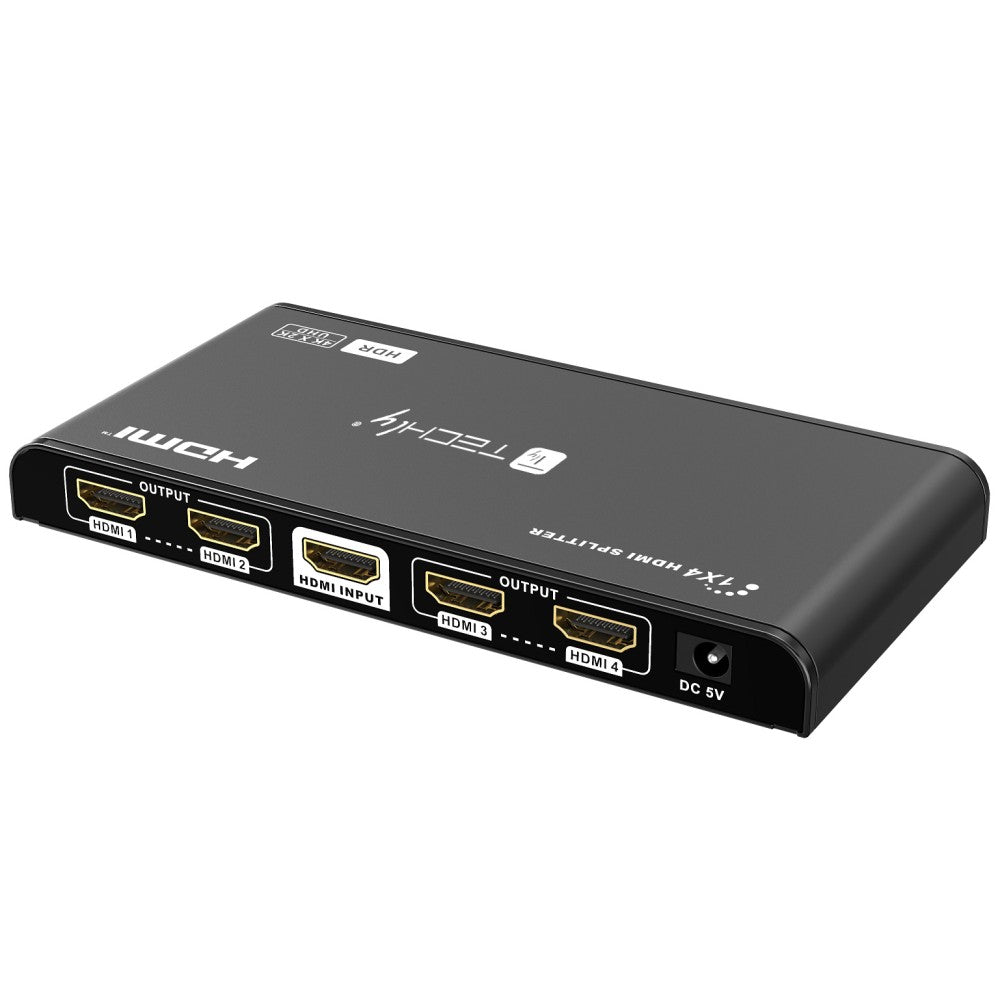 Techly IDATA HDMI2-4K4 HDMI 2.0 Splitter 1x4 4K 60Hz HDR - view 4