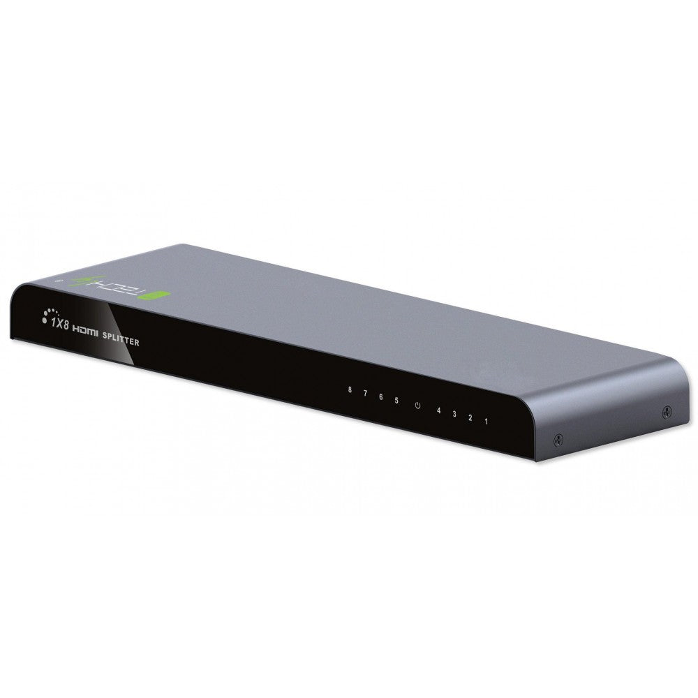 Techly IDATA HDMI2-4K8 HDMI 2.0 Splitter 1x8 4K UHD 3D - view 2