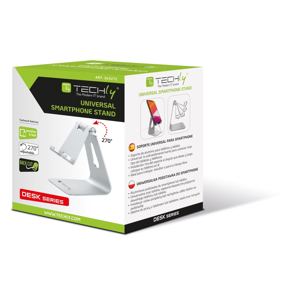 Techly I-SMART-STAND4 Aluminium Adjustable Desk Stand — image 7