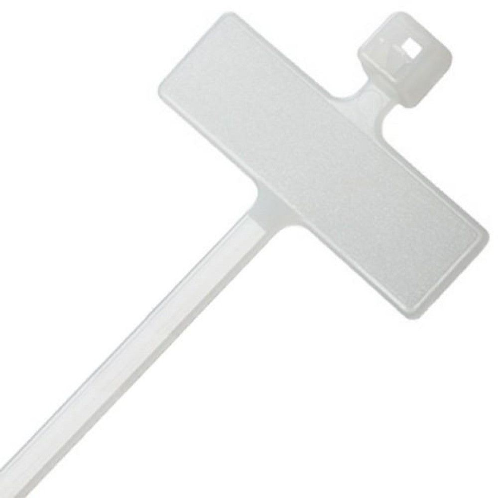 Techly ISWT-959 Cable Ties with Nameplate 100x2.5mm 100pcs White - view 2