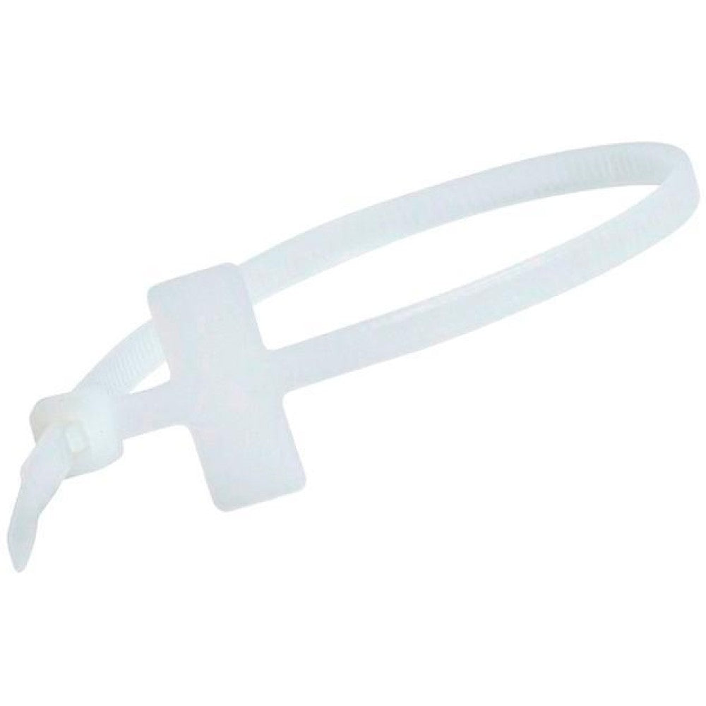 Techly ISWT-959 Cable Ties with Nameplate 100x2.5mm 100pcs White - view 4