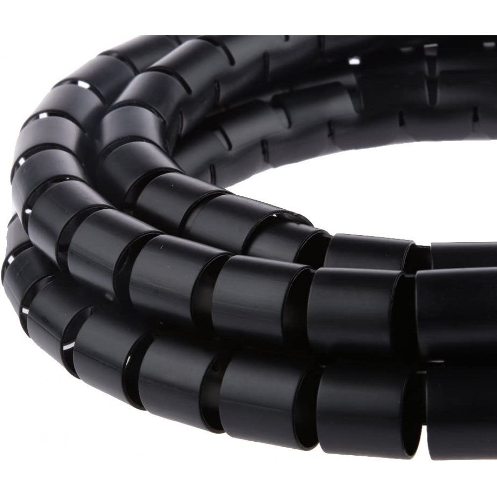 Techly ISWT-CAN2-BK20 Spiral Cable Sheath 25mm 20m Black - view 3