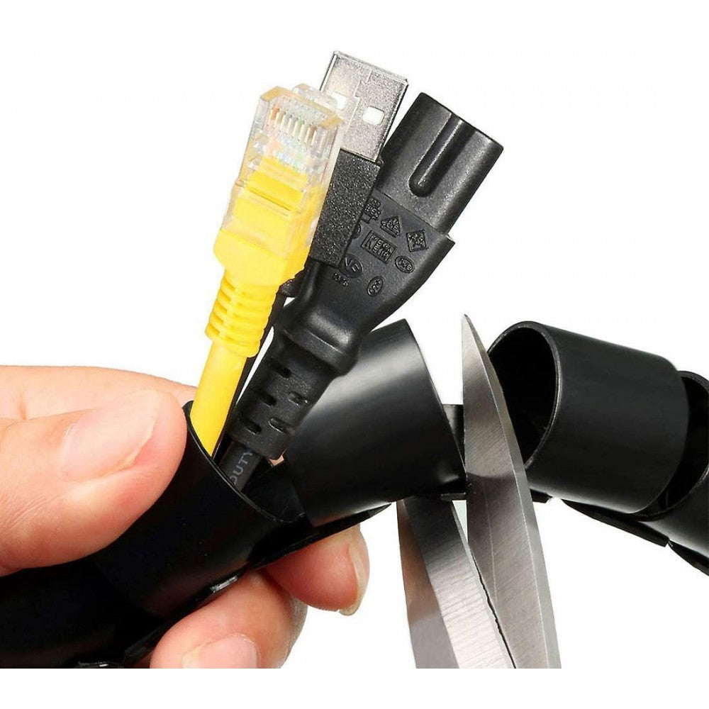 Techly ISWT-CAN3-30 Spiral Cable Sheath 20mm 30m Grey - view 4