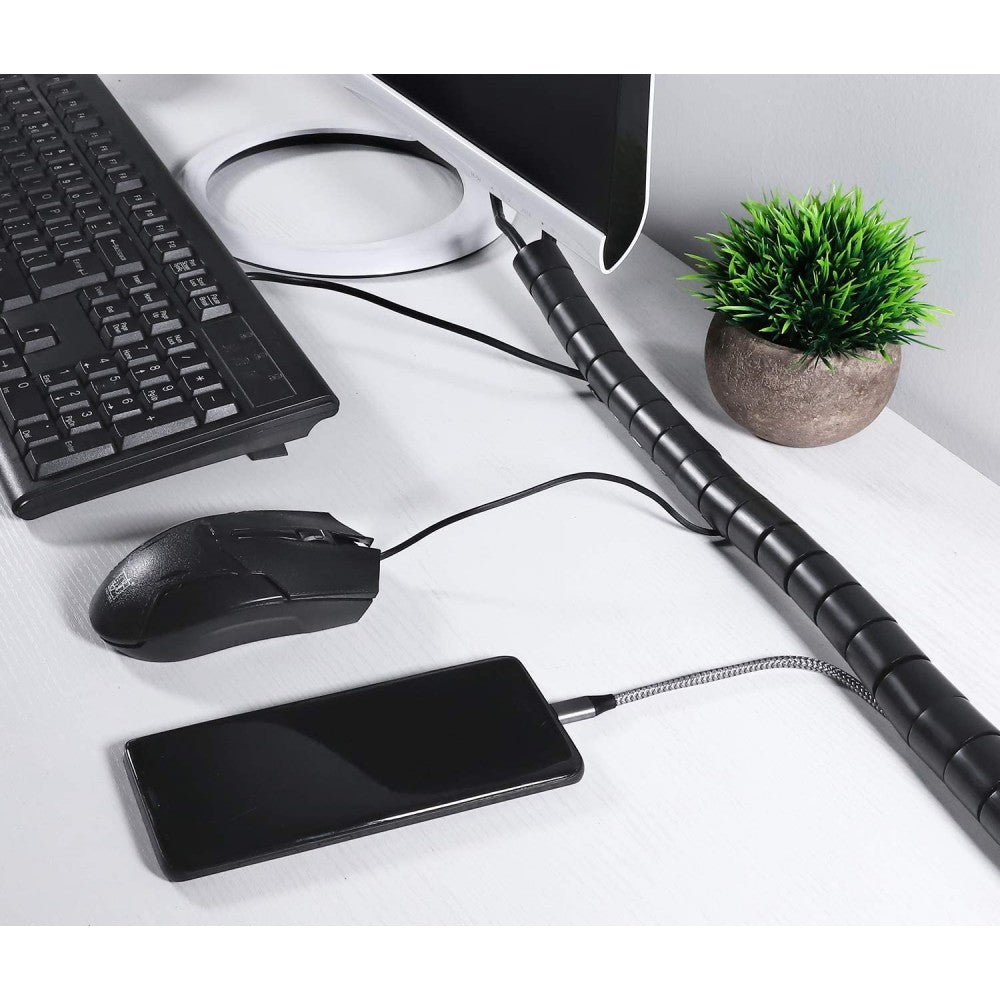 Techly ISWT-KIT-BK Cable Management Sheath 25mm 2.5m with Inserter - view 8