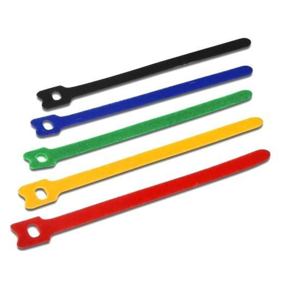 Techly ISWT-VEL10-COLT Reusable Velcro Cable Ties Multicolour 10pcs - view 2