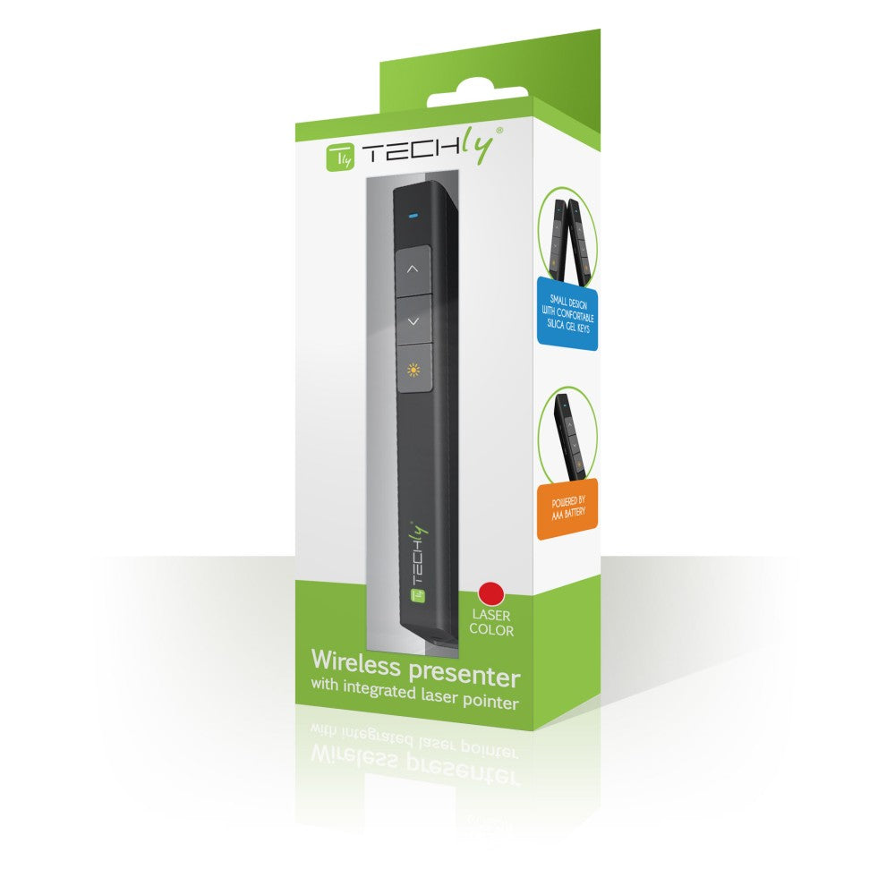 Techly ITC-LASER26 Wireless Presenter with Red Laser Pointer — image 4