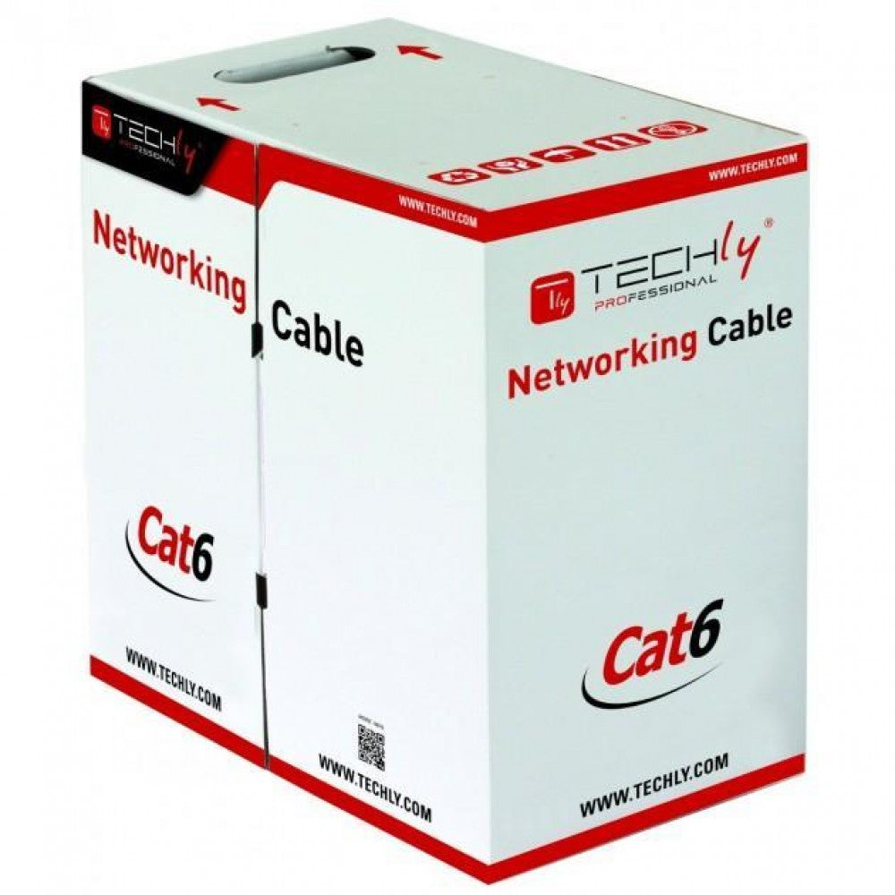 Techly Pro ITP6-UTP-ICH Cat.6 U/UTP Copper Roll 305m Grey - view 4