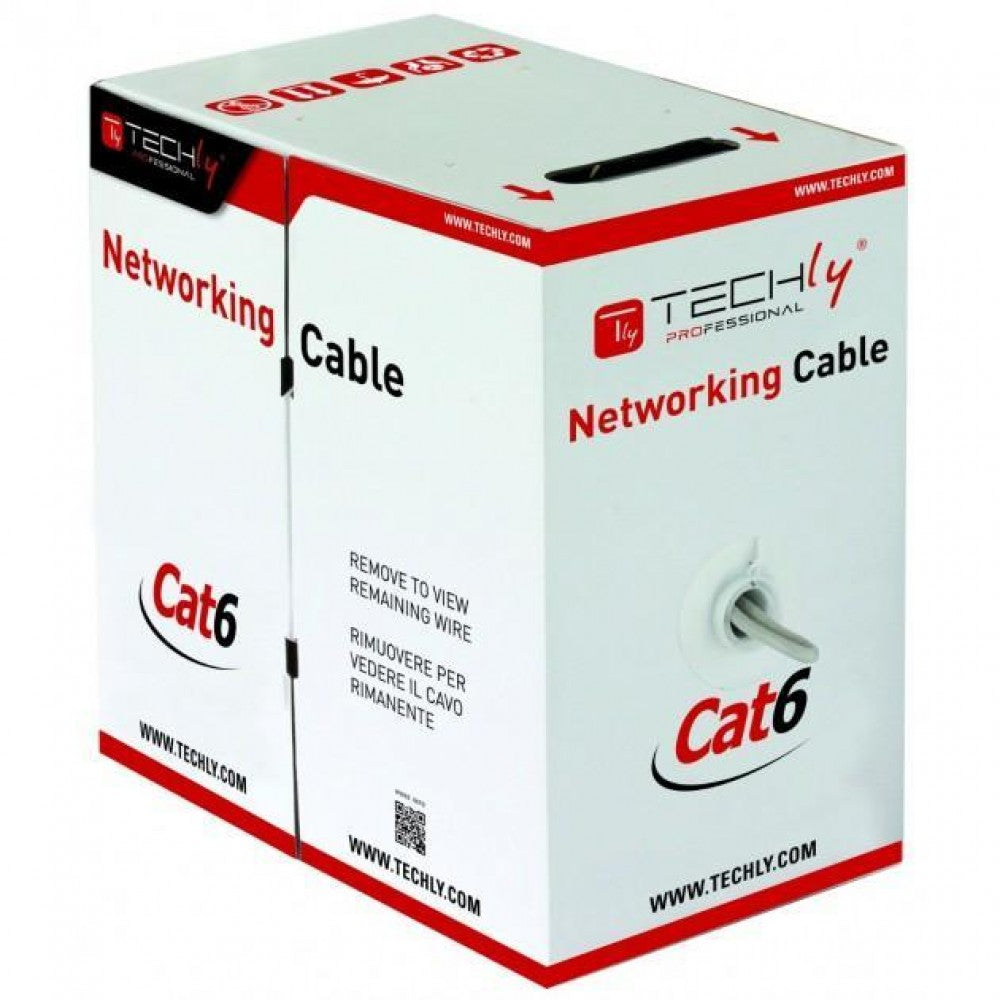 Techly Pro ITP6-UTP-ICH Cat.6 U/UTP Copper Roll 305m Grey - view 5