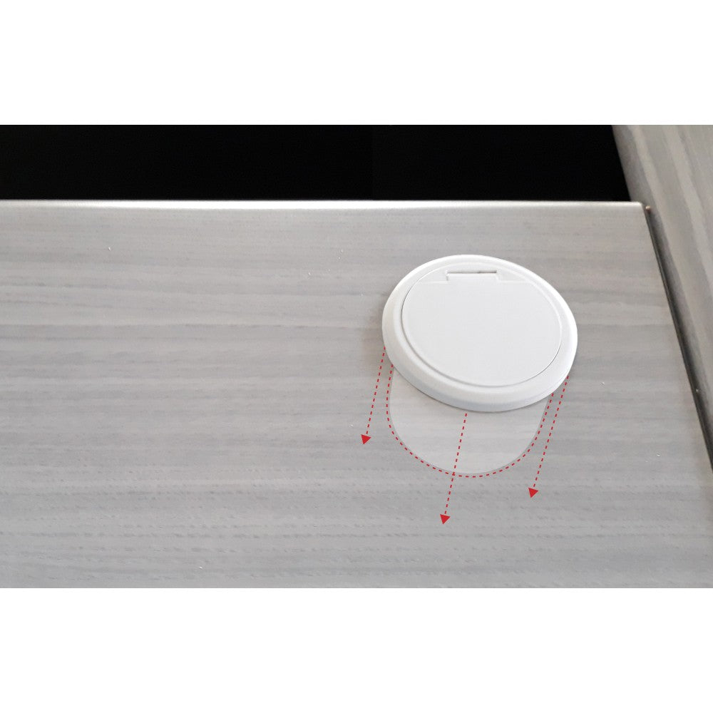 Techly IUPS-PCP-81U2URJ Recessed Desktop Socket Schuko + 2x USB + RJ45 - view 10