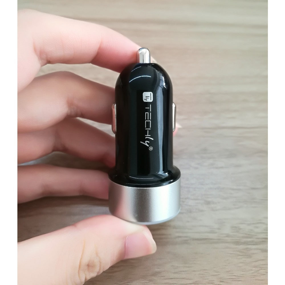 Techly IUSB2-CAR-ADP482 USB Car Charger — Packaging