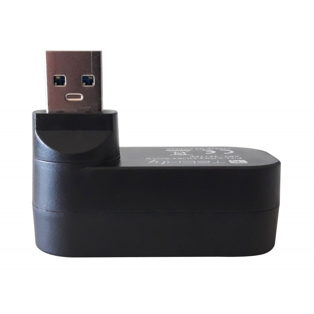 Techly IUSB3-HUB3-ROTB 3-Port USB 3.0 Mini Hub Rotating — image 11