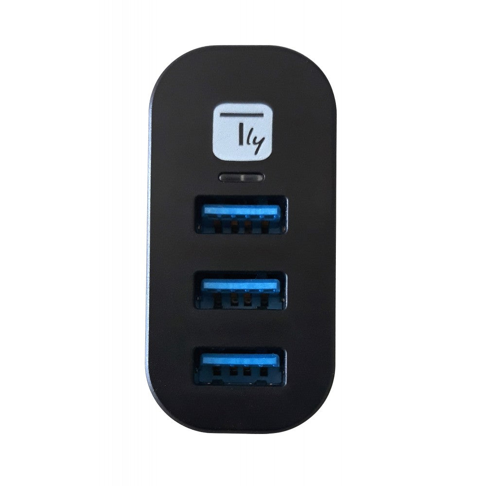 Techly IUSB3-HUB3-ROTB 3-Port USB 3.0 Mini Hub Rotating — image 8