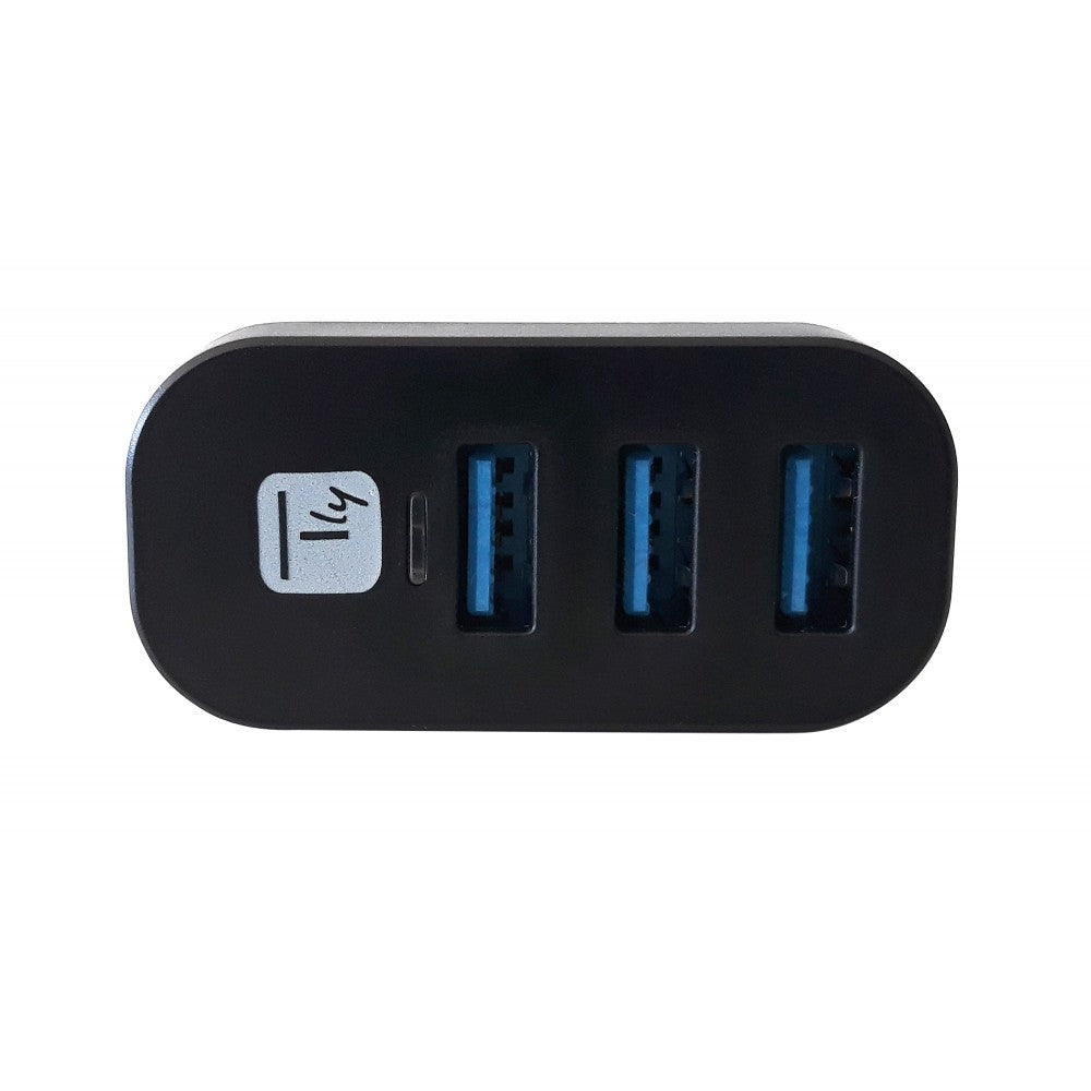 Techly IUSB3-HUB3-ROTB 3-Port USB 3.0 Mini Hub Rotating — image 9