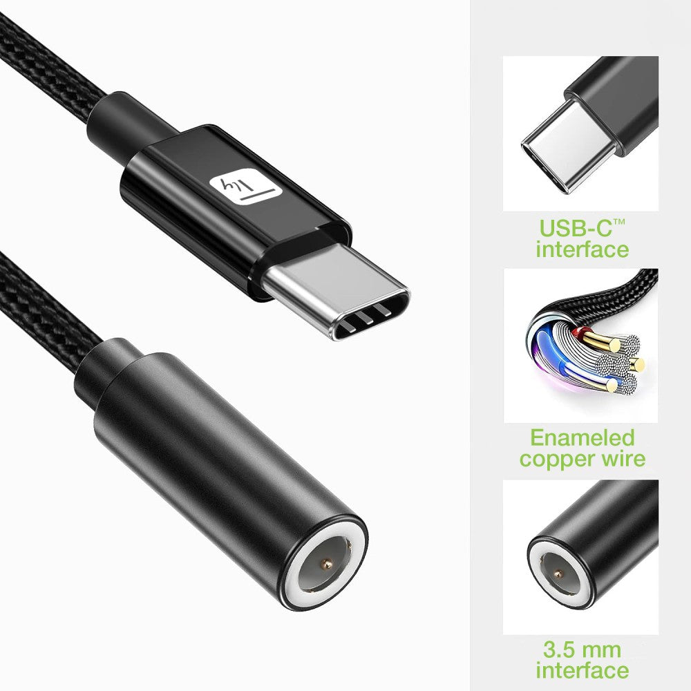 Techly ICOC USBC-DAC24J USB-C to 3.5mm Audio Jack DAC Cable - view 6