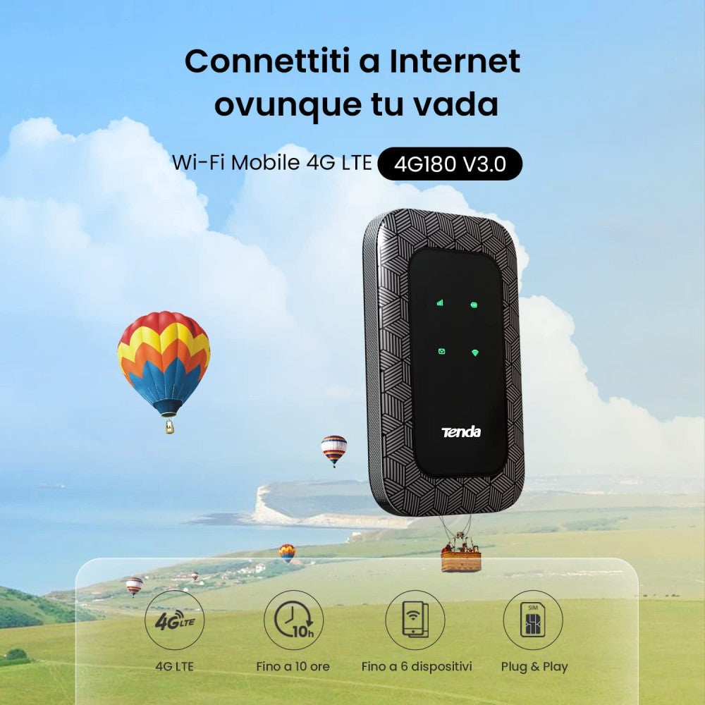 Tenda WiFi Router — Detail View