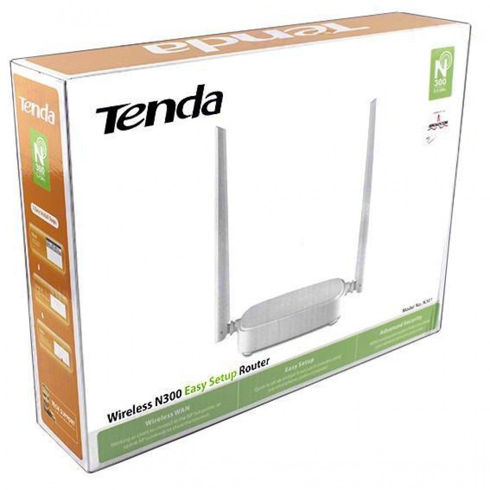 Tenda WiFi Router — Side View