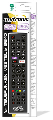 Unitronic Universal TV Remote — Side View