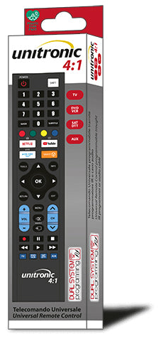 Unitronic Universal TV Remote — Side View