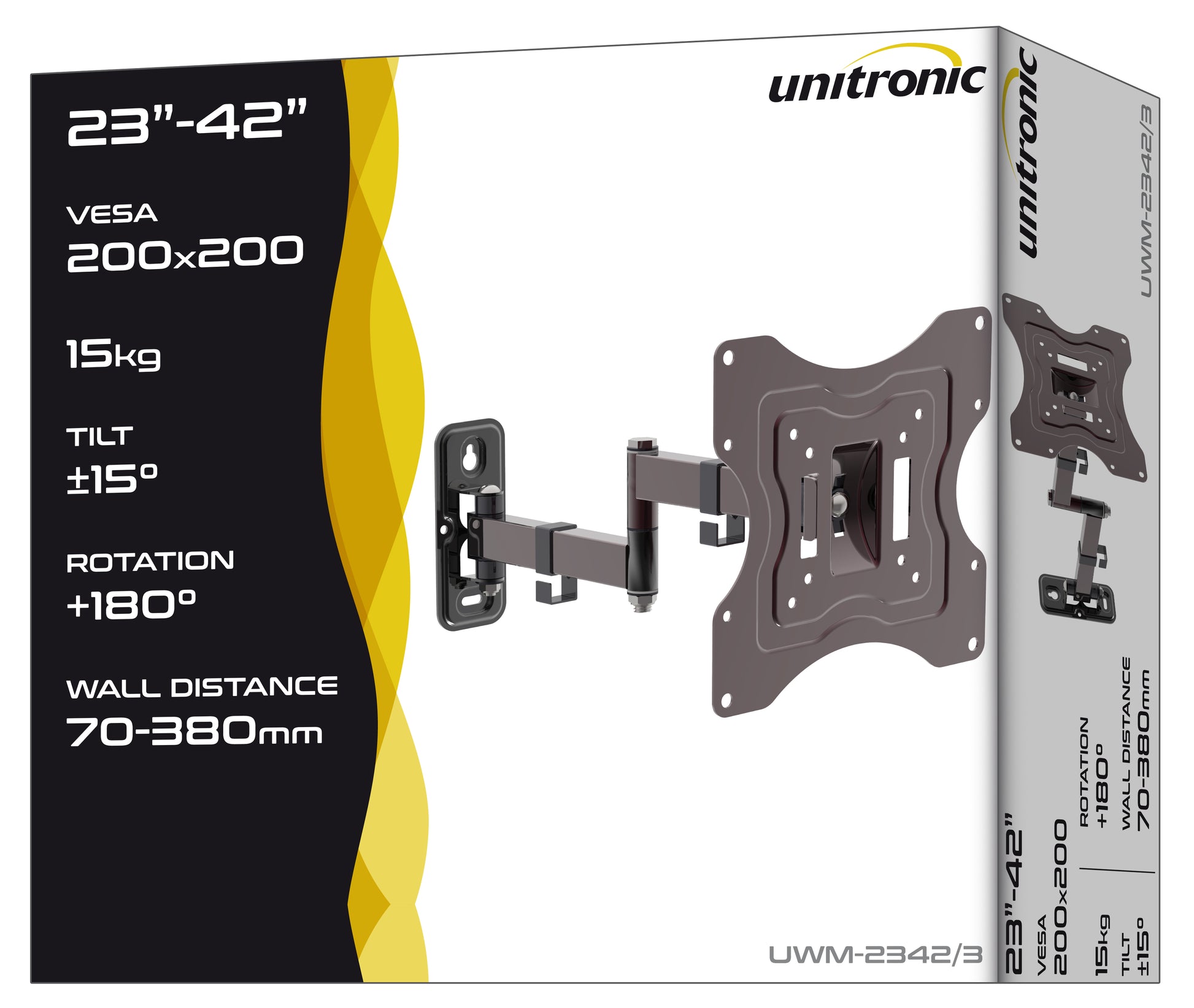 Unitronic Fixed TV Wall Mount — Detail View