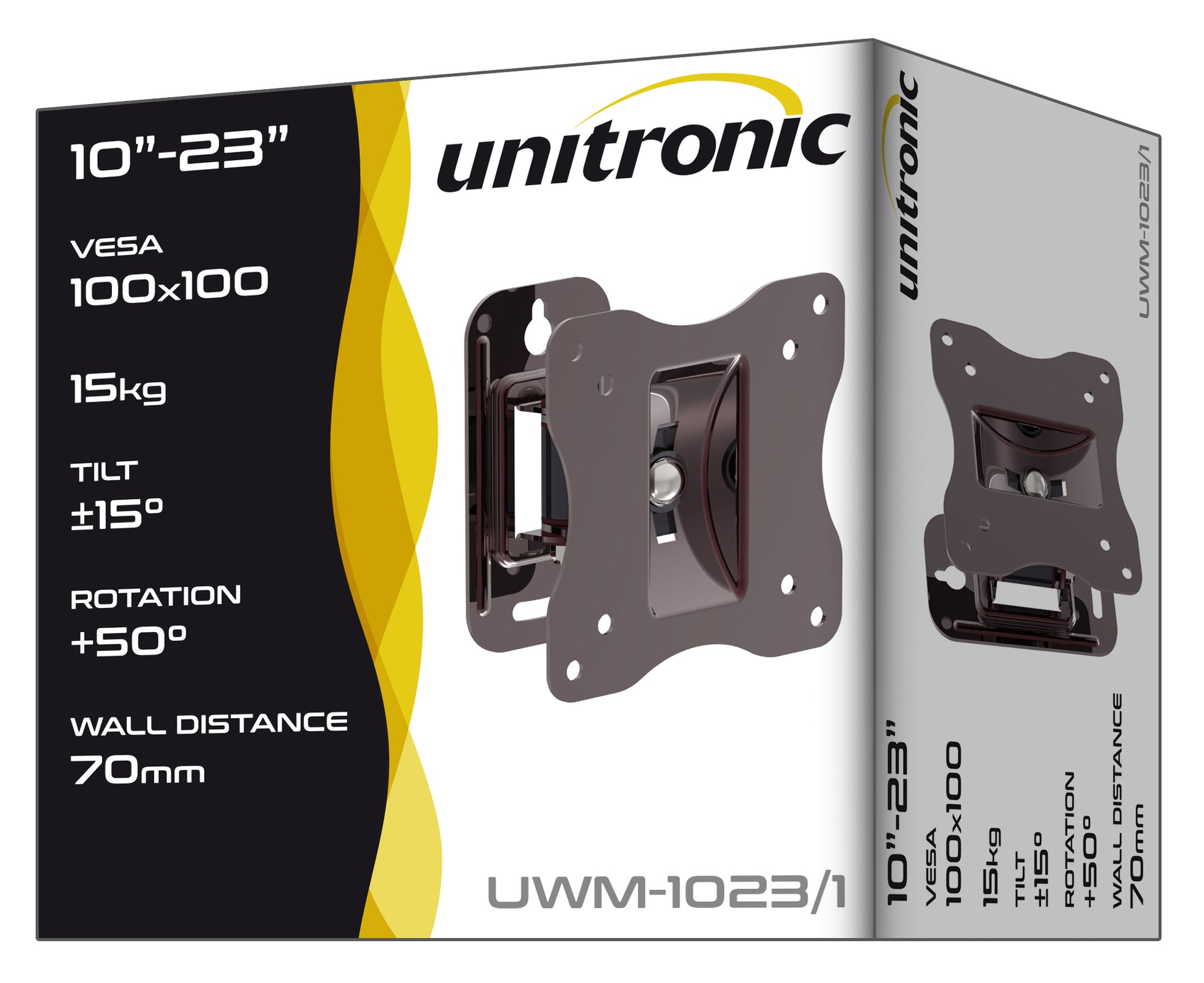 Unitronic Fixed TV Wall Mount — Detail View