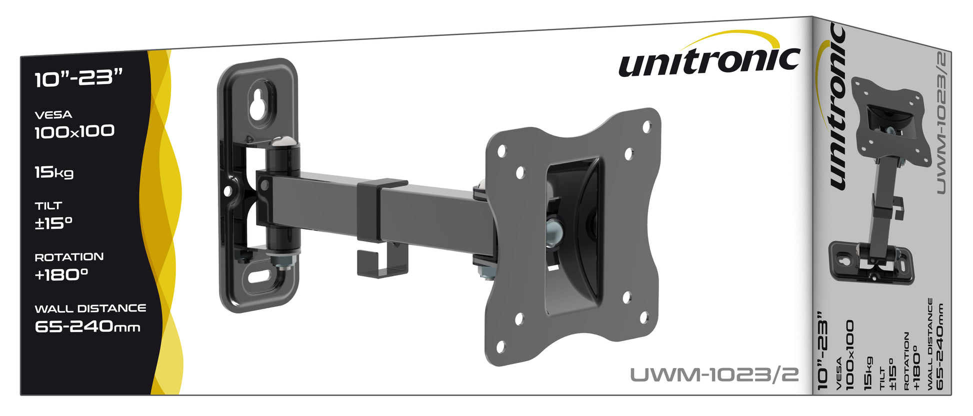 Unitronic Fixed TV Wall Mount — Detail View