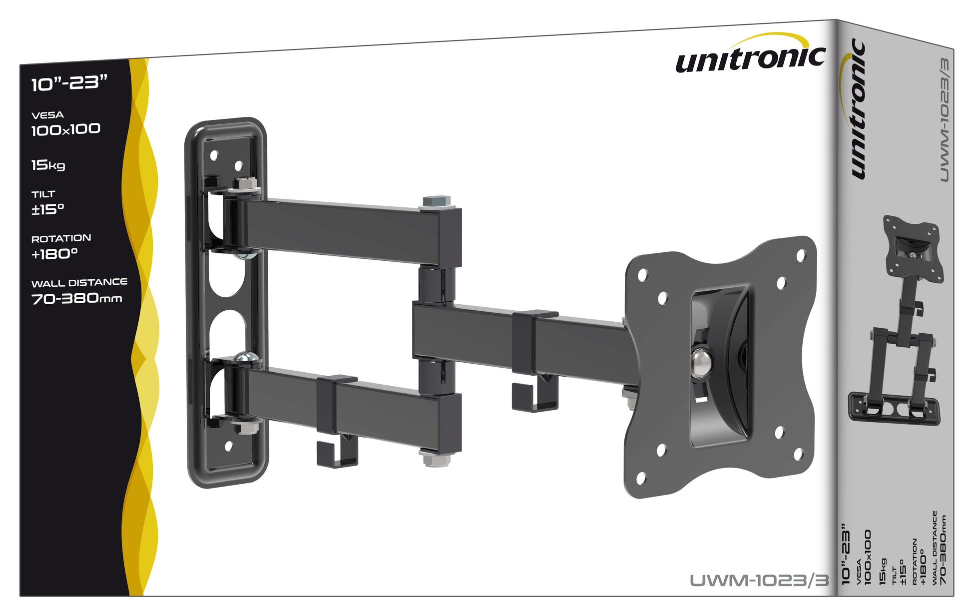 Unitronic Fixed TV Wall Mount — Detail View